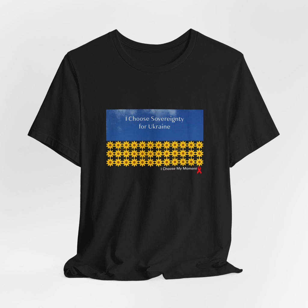 "I Choose Sovereignty for Ukraine" Sunflower Solidarity Tee